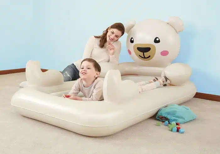 מיטה מתנפחת / מזרן מתנפח לילדים בעיצוב דובי | BESTWAY Dreamchaser airbeds