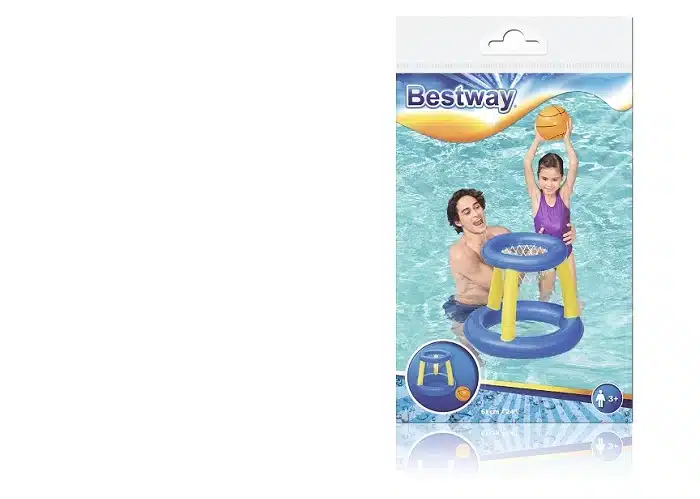מתנפח למשחק כדורסל לבריכה + כדור מתנפח | BESTWAY – תמונה 4