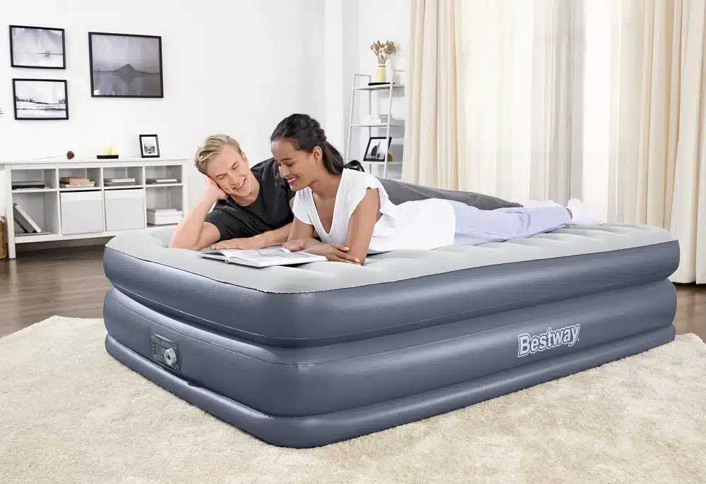 מיטה מתנפחת / מזרן מתנפח זוגי +משאבת ניפוח | BESTWAY Queen Indoor airbeds