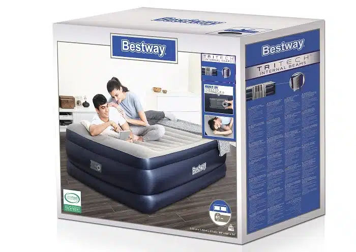 מזרן זוגי מתנפח עם משאבה מובנית | מבית BESTWAY – תמונה 4