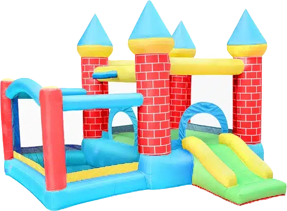 מתקן קפיצה מתנפח בינוני | הטירה | JUMPER | מגלשה+משטח קפיצה
