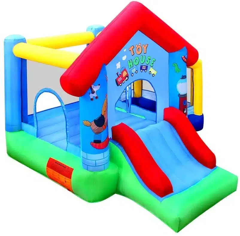 מתקן קפיצה מתנפח בינוני | בית הצעצוע | Jumpy Jump | משטח קפיצה+מגלשה+בריכת כדורים – תמונה 2
