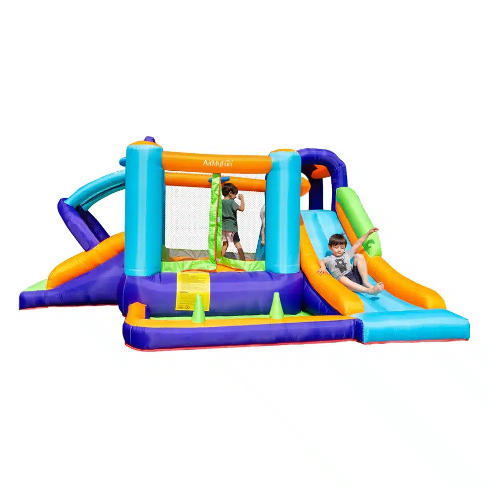 מתנפח יבש עם שתי מגלשות - Air My Fun | מק״ט D82003 – תמונה 4