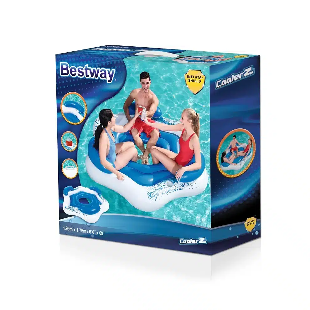 אי צף לבריכה/ים כולל משענת גב | Bestway – תמונה 5