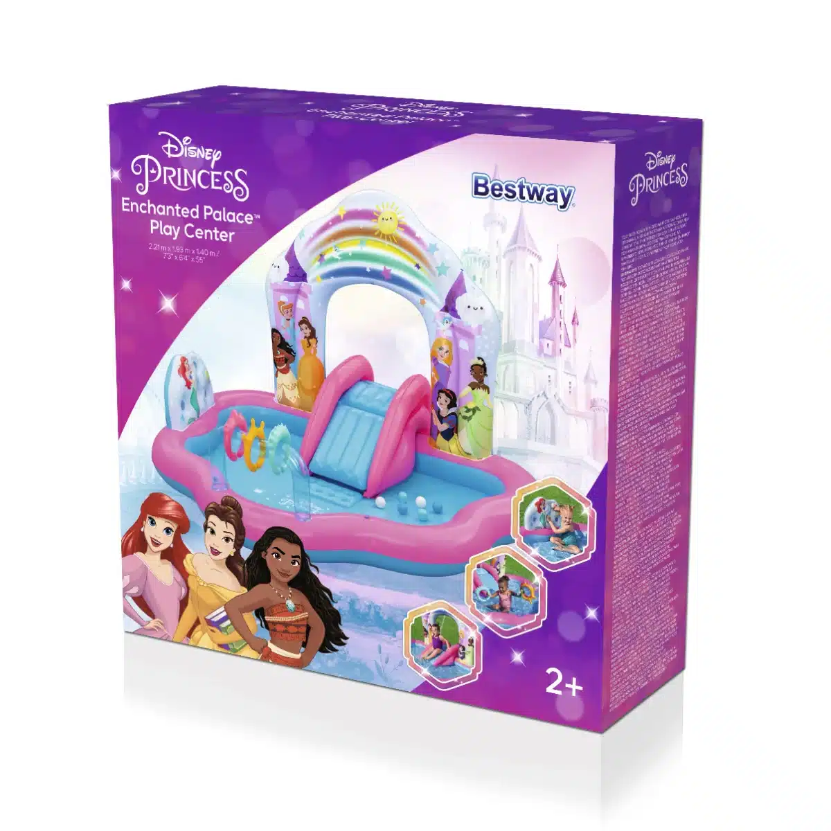 בריכות פעילות לילדים נסיכות דיסני | 221X193X140 | BESTWAY – תמונה 2